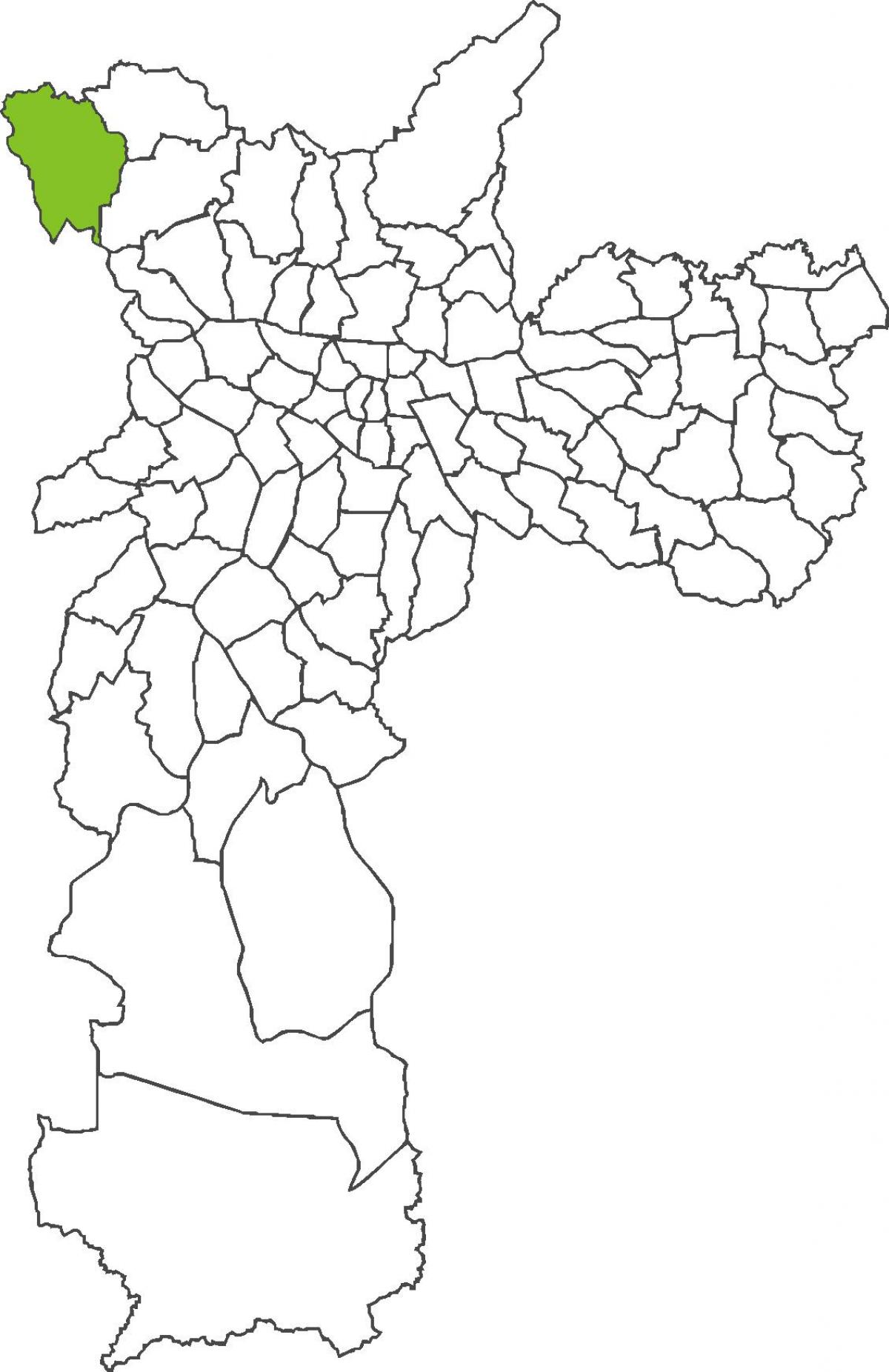 Mapa Anhangüera distriktu