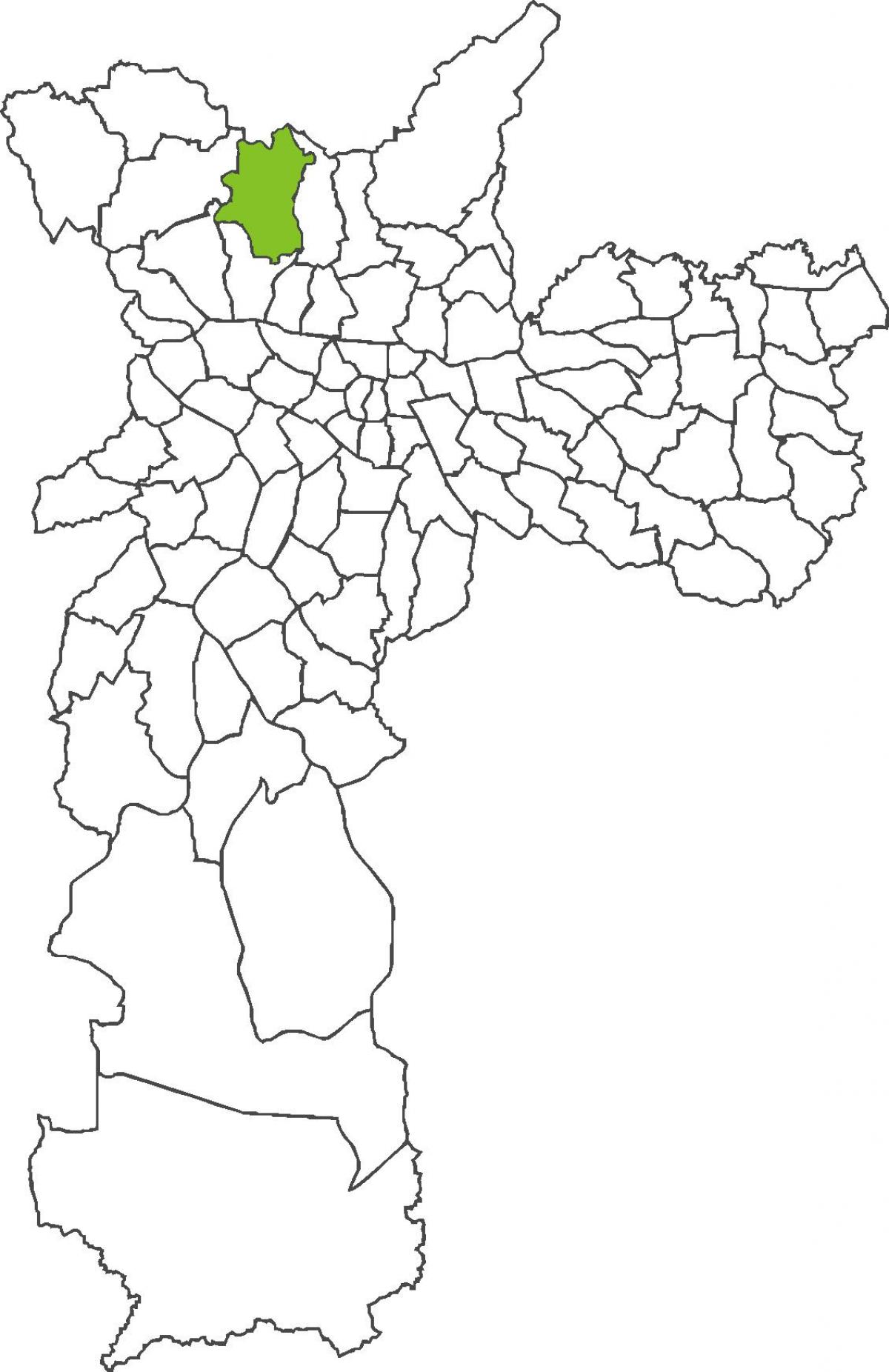 Mapa Brasilândia distriktu