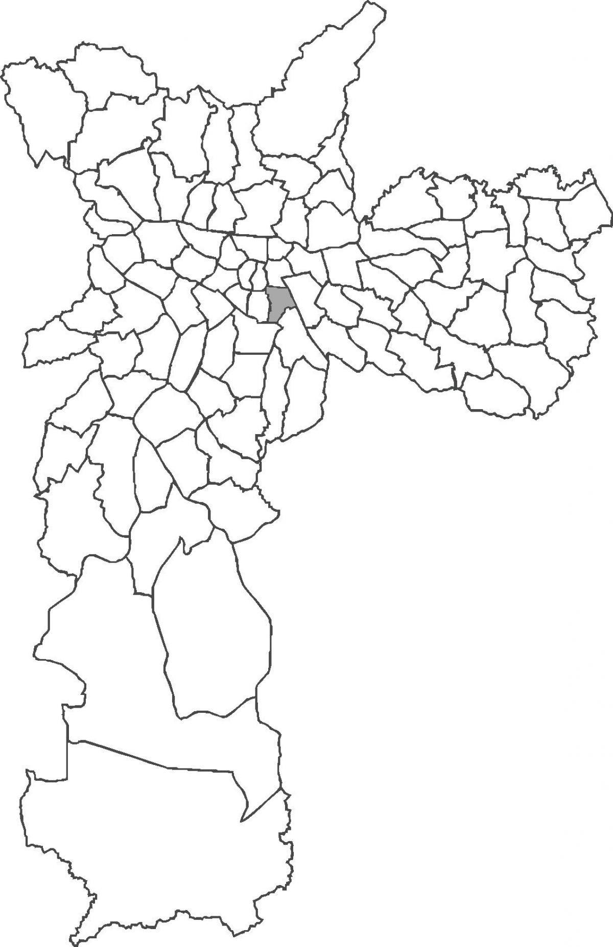 Mapa Cambuci distriktu