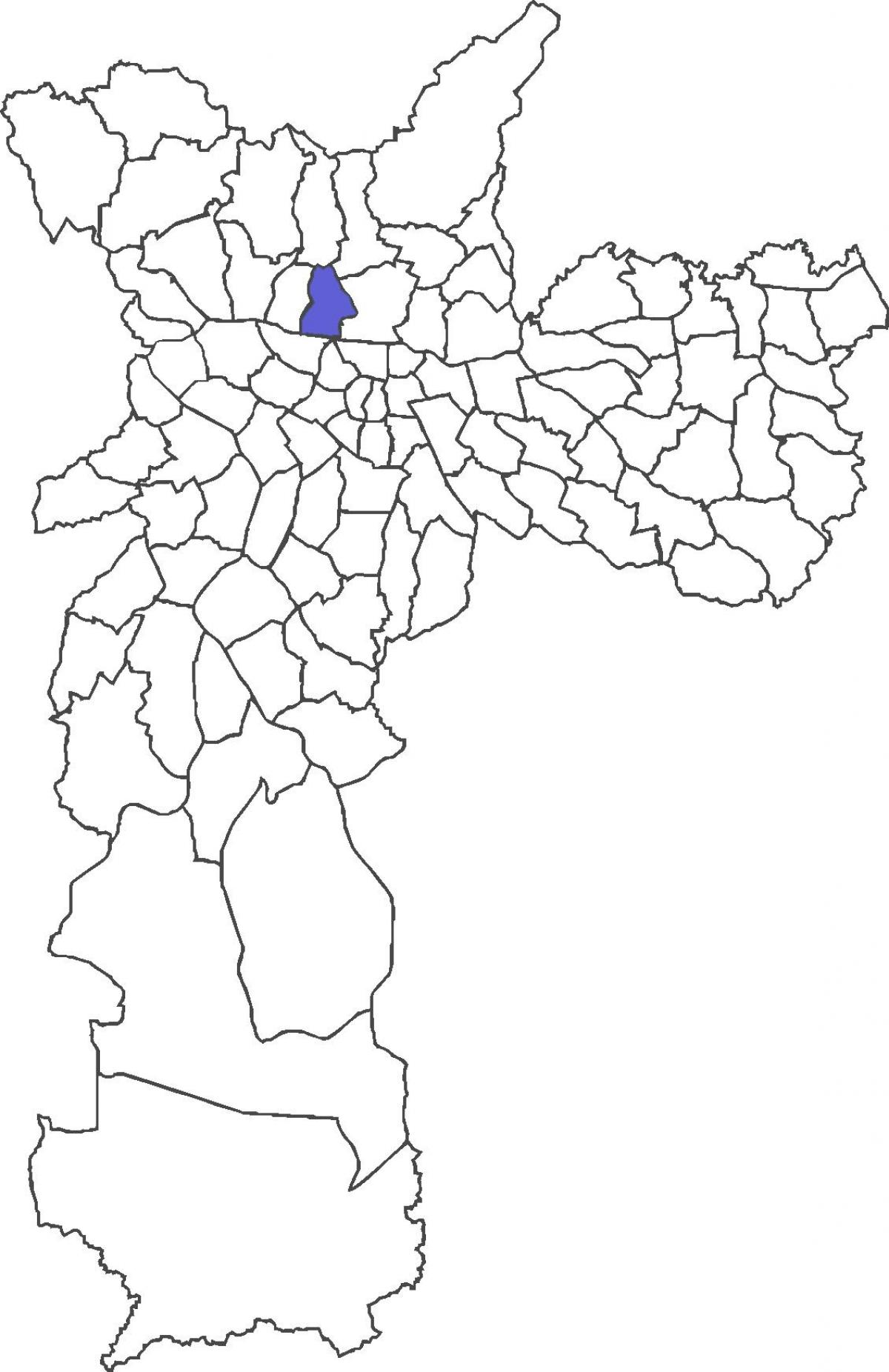 Mapa Casa Verde distriktu