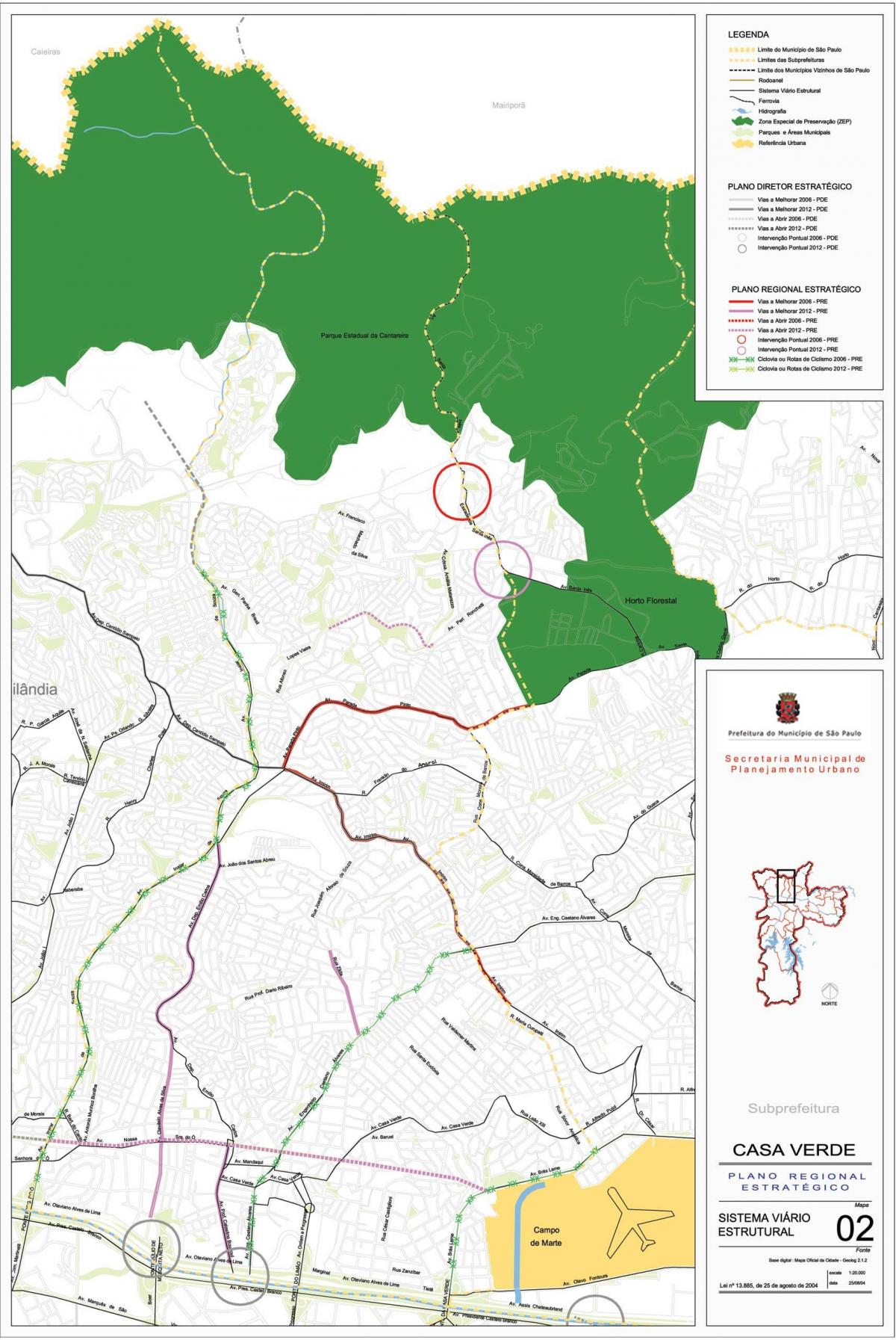 Mapa Casa Verde Sao Paulo - Putevi