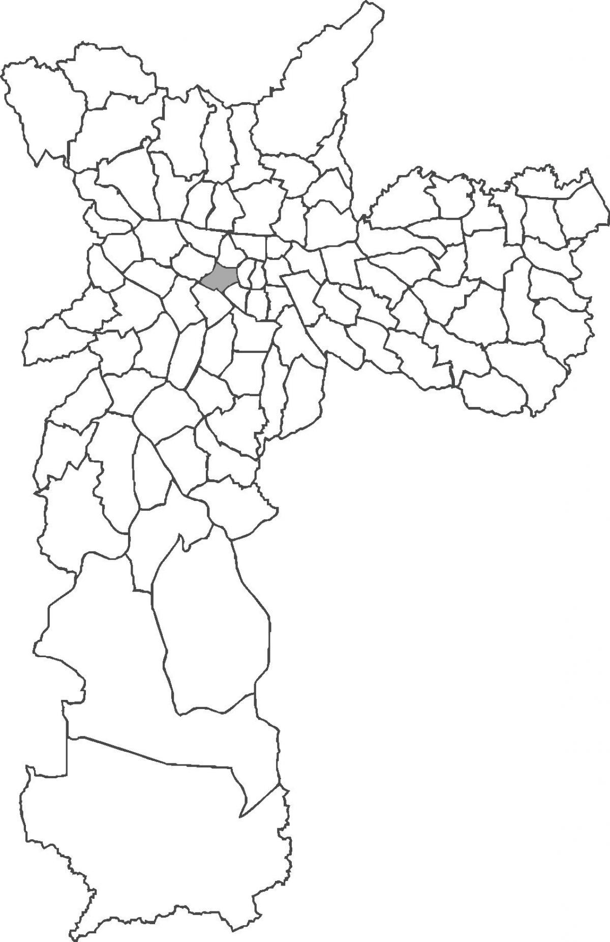 Mapa Consolação distriktu
