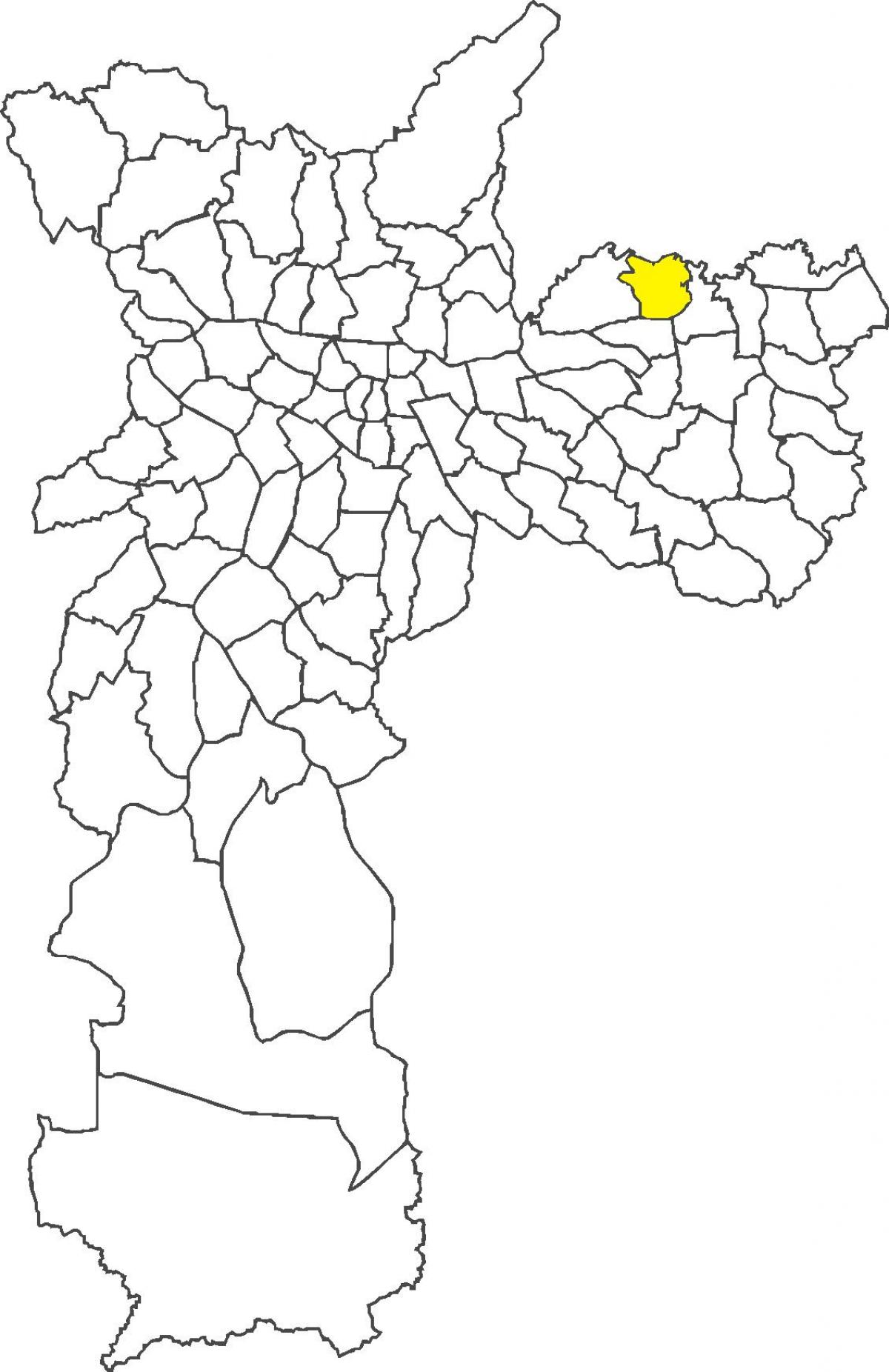 Mapa Ermelino Mataraco distriktu