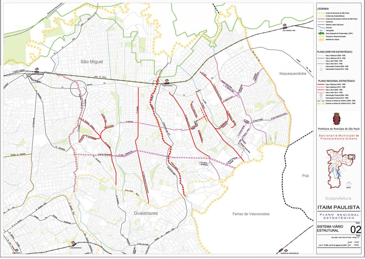 Mapa Itaim Paulista - Vila Curuçá Sao Paulo - Putevi