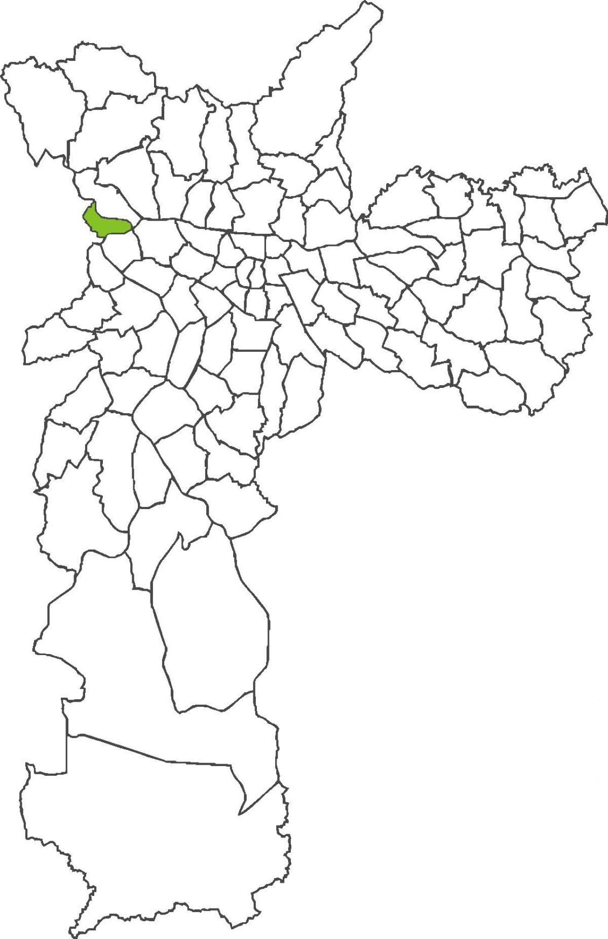 Mapa Jaguara distriktu