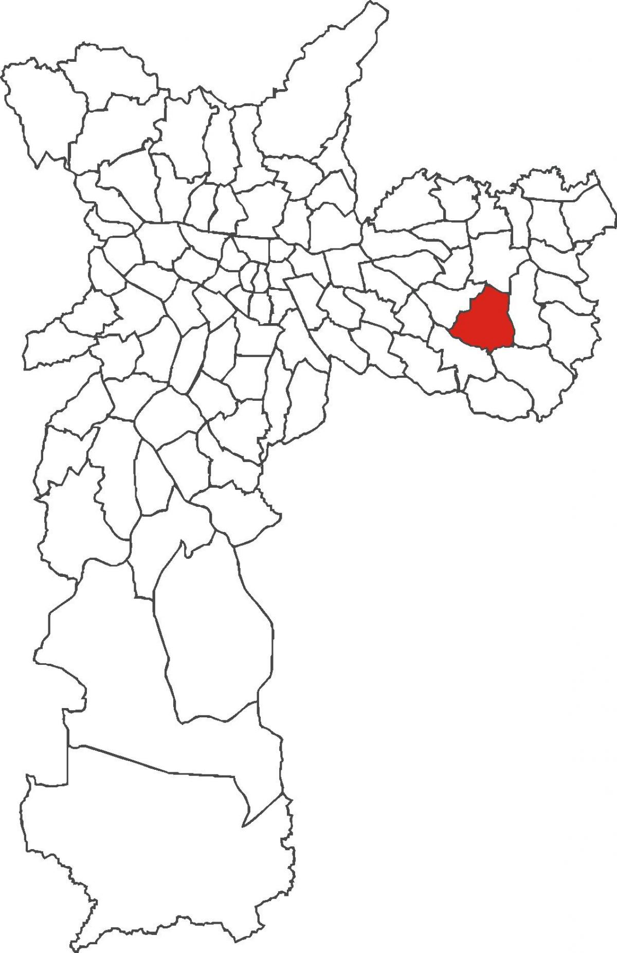 Mapa Parque Carmo distriktu