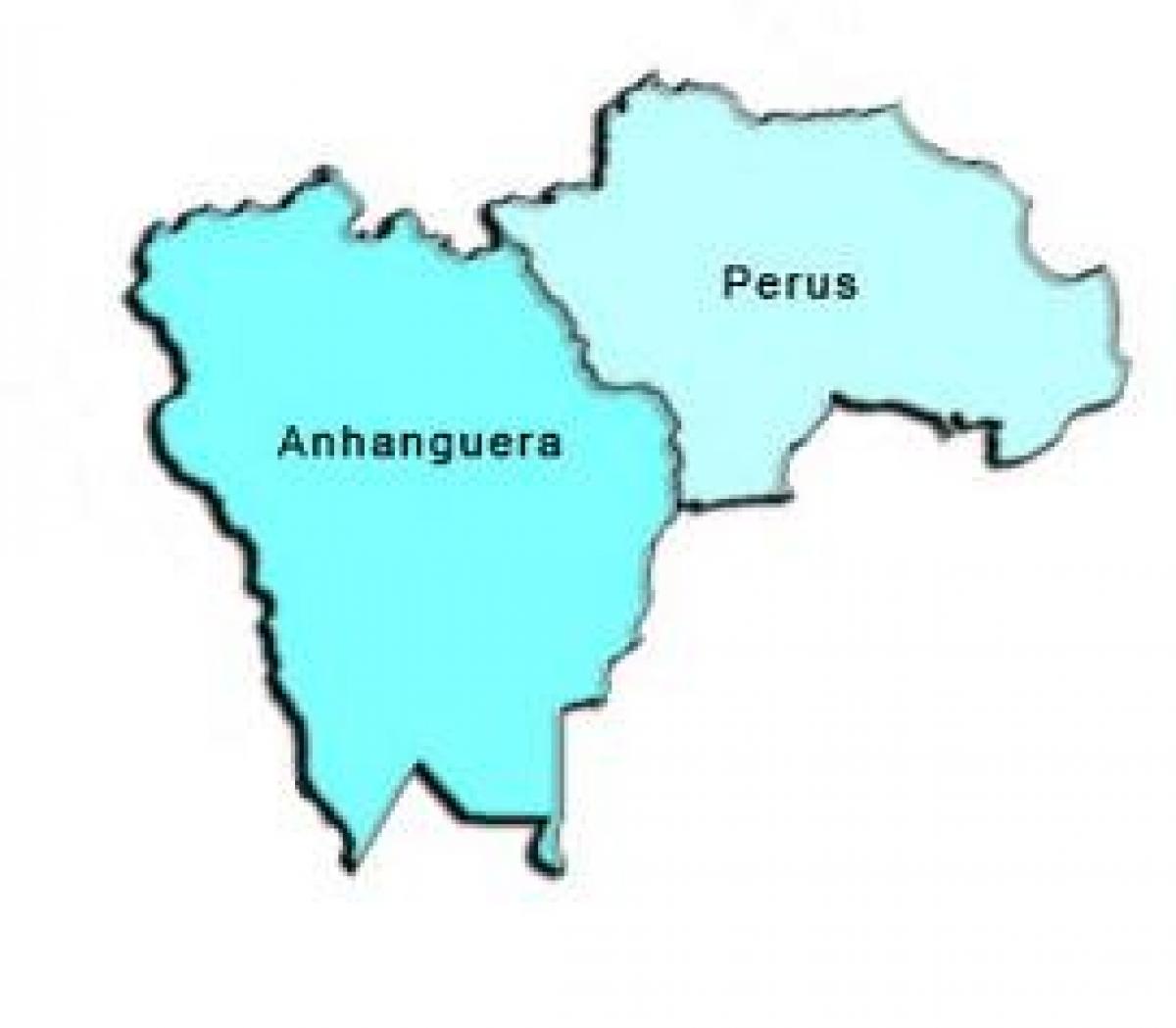 Mapa Perus pod-prefektura