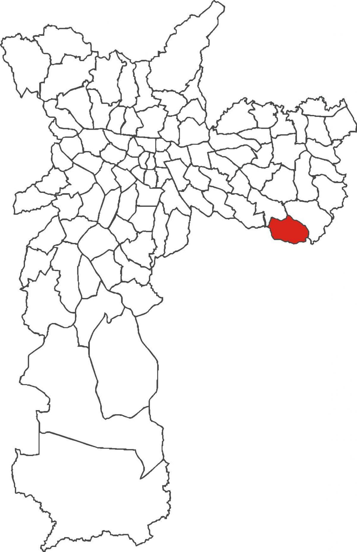 Mapa Sao Rafael distriktu