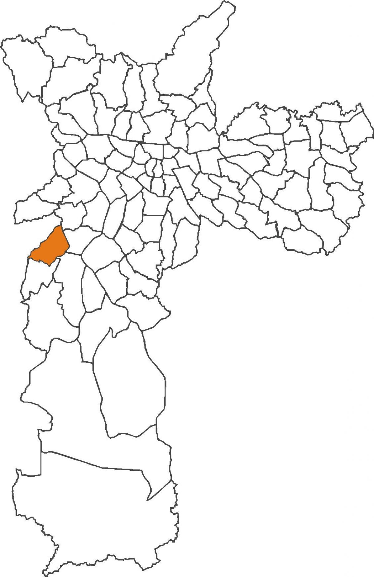 Mapa Unajmili Limpo distriktu