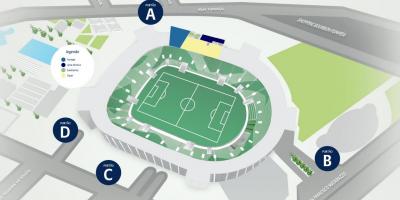 Mapa Allianz Parque - Nivo 2