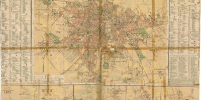 Mapa bivši Sao Paulo - 1913