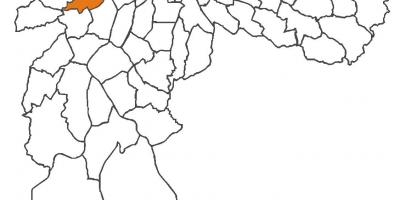 Mapa Butantã distriktu