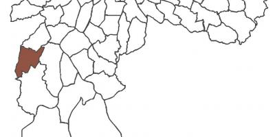 Mapa Capão Redondo distriktu