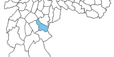 Mapa Cidade Ademar distriktu