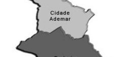 Mapa Cidade Ademar pod-prefektura