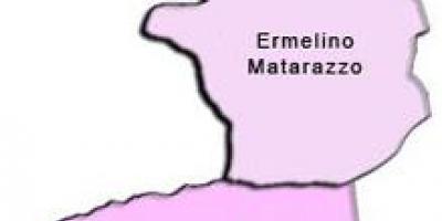 Mapa Ermelino Mataraco pod-prefektura