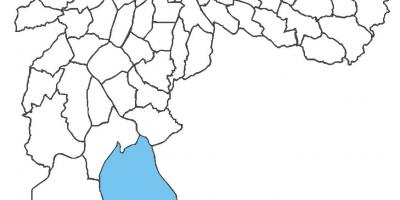 Mapa Grajaú distriktu
