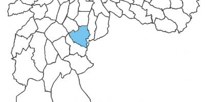 Mapa Jabaquara distriktu