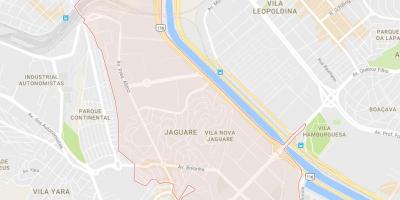 Mapa Jaguaré Sao Paulo