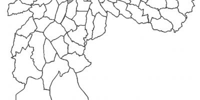 Mapa Jardim Paulista distriktu