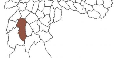 Mapa Jardim Sao Luís distriktu