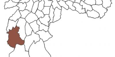 Mapa Jardim Ângela distriktu