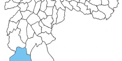 Mapa Parelheiros distriktu