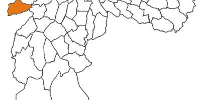 Mapa Raposo Tavares distriktu