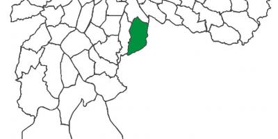 Mapa Sacomã distriktu