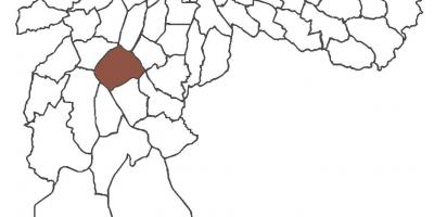 Mapa Santo Amaro distriktu
