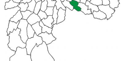 Mapa Sao Lucas distriktu