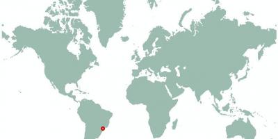Karta za Sao Paolo na svijetu