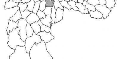 Mapa Vila Mariana distriktu