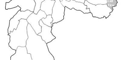 Mapa zoni Leste 2 Sao Paulo