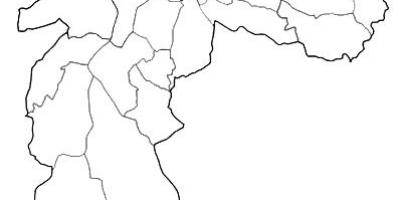 Mapa zoni Nordeste Sao Paulo
