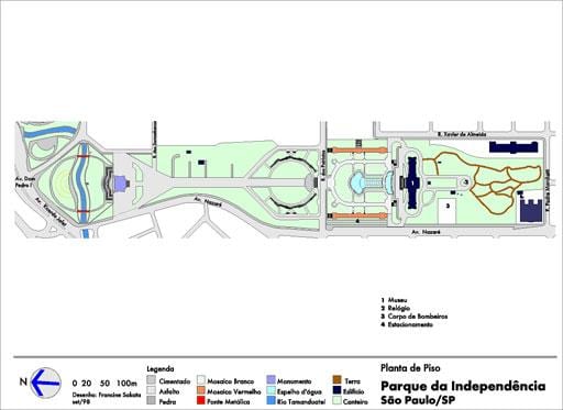 Mapa Independência Sao Paulo Park