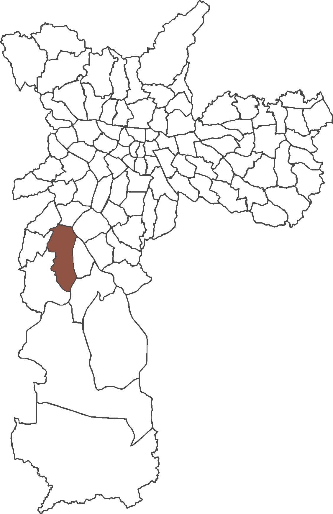 Mapa Jardim Sao Luís distriktu