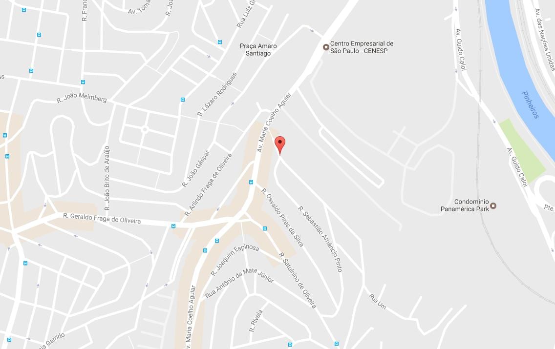 Mapa Jardim Sao Luís Sao Paulo
