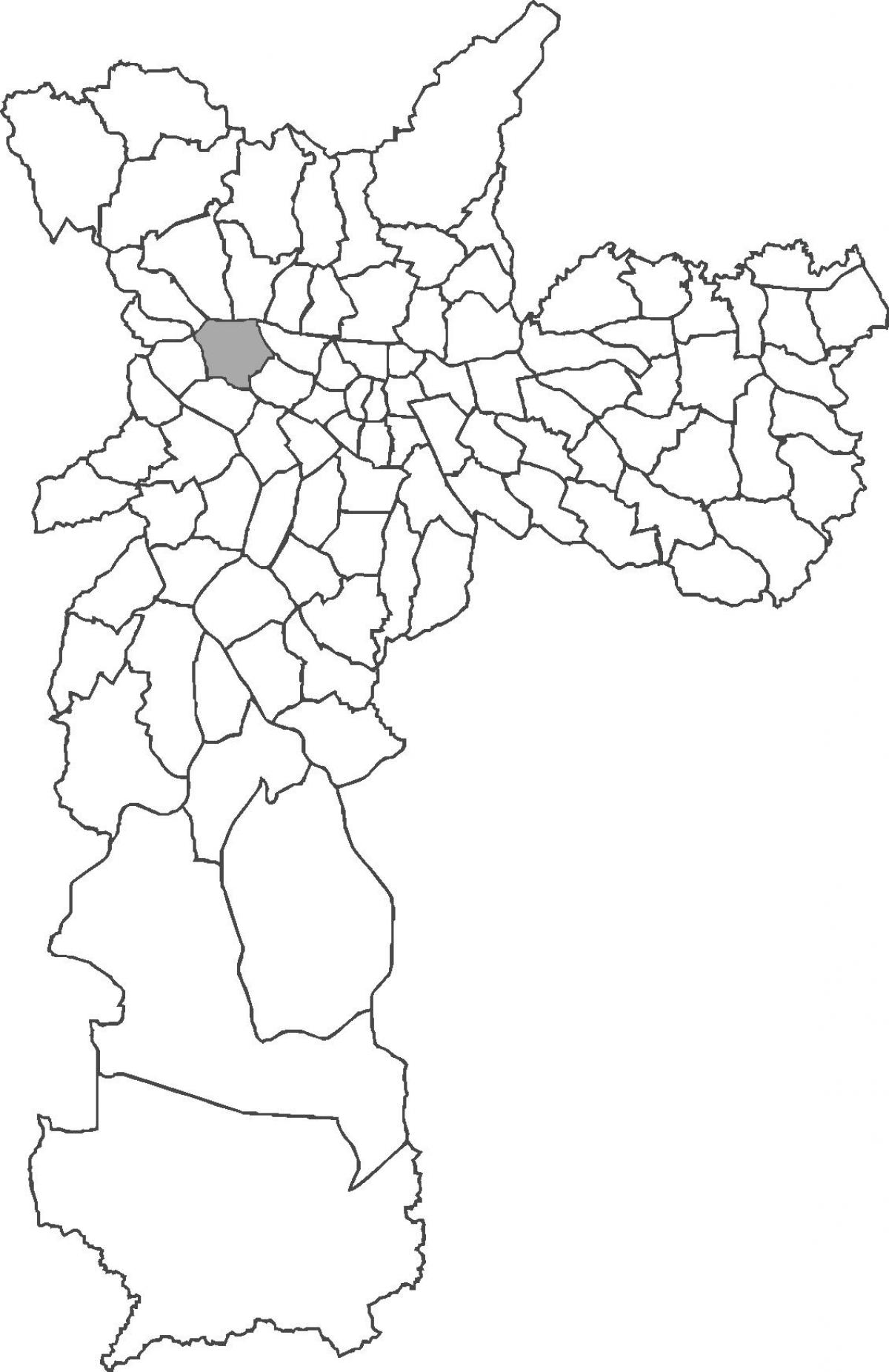 Mapa Lapa distriktu