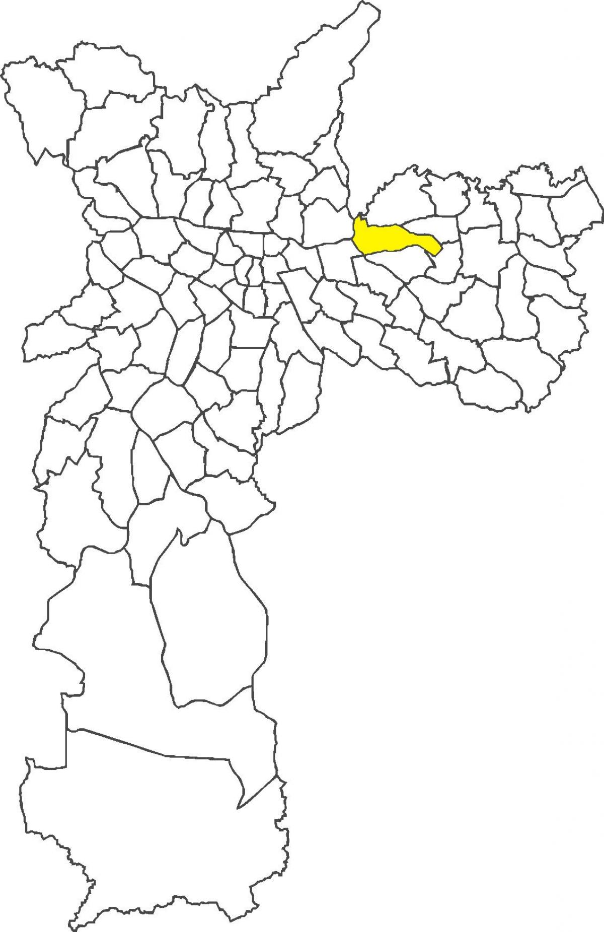 Mapa Penha distriktu