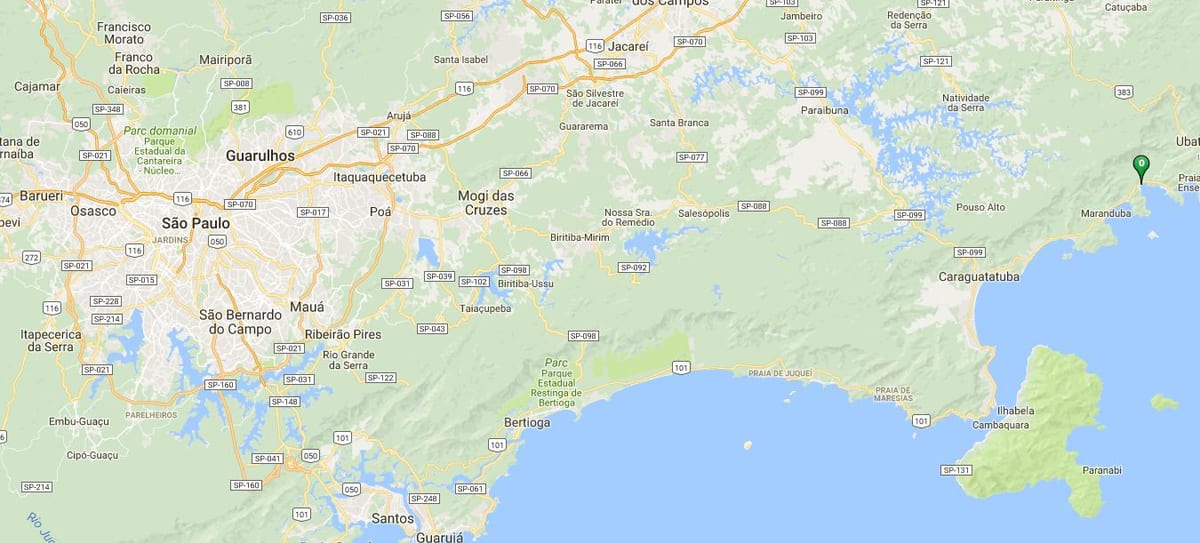 Mapa plaži Duru