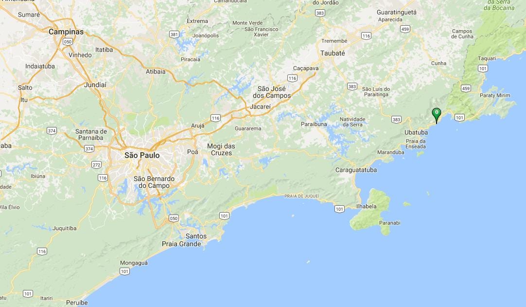 Mapa plaži Feliks