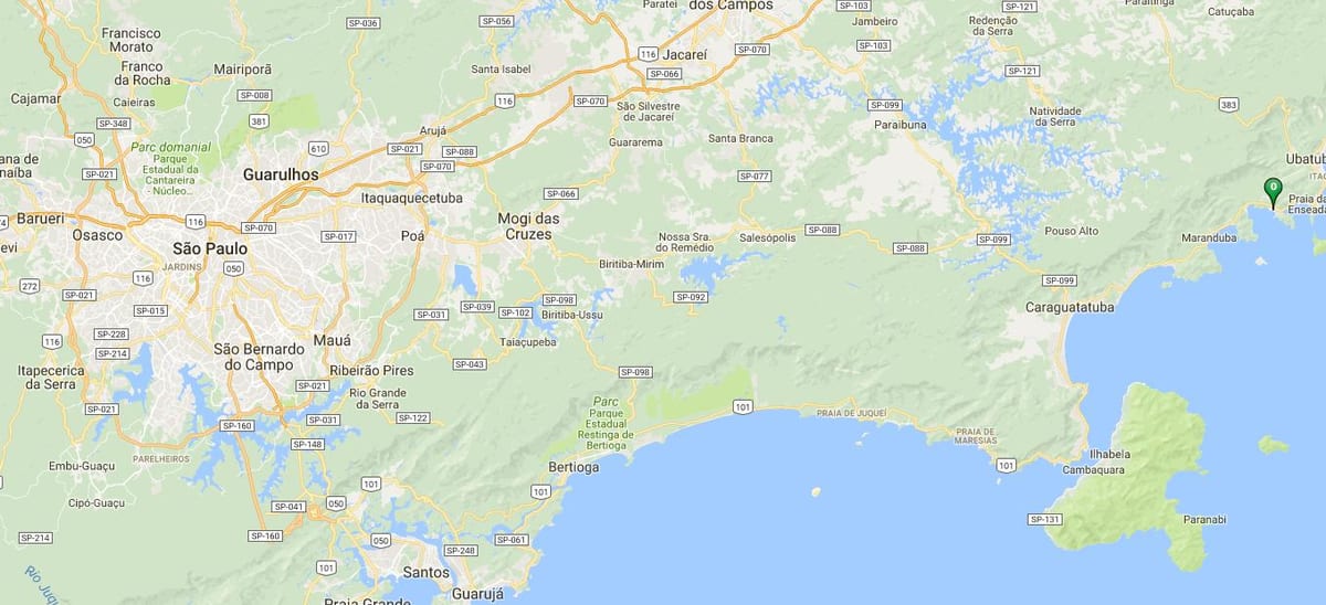 Mapa plaži Lazara