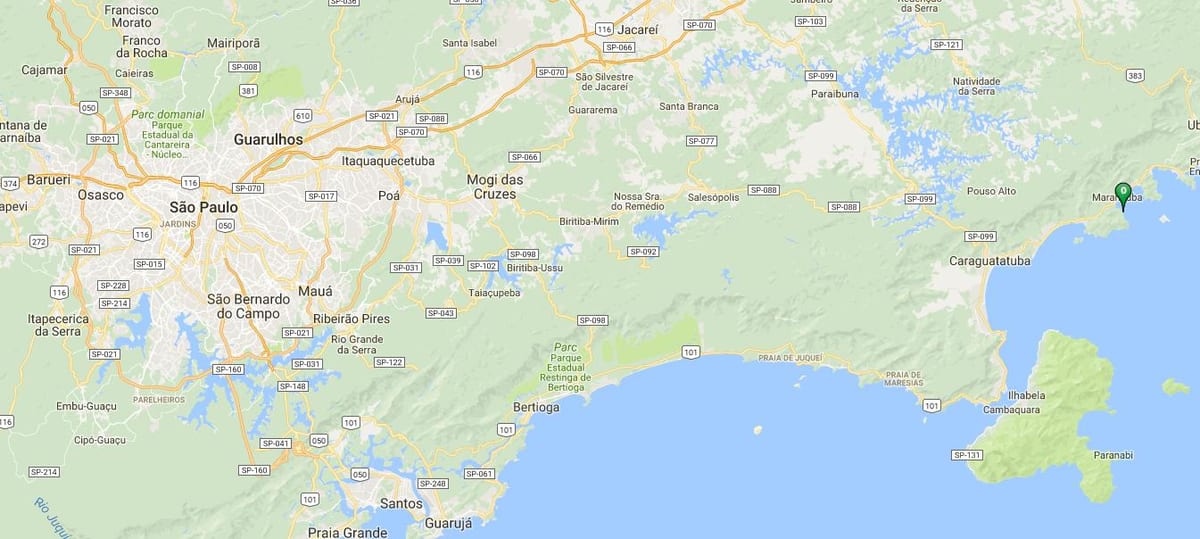 Mapa plaži Pulso