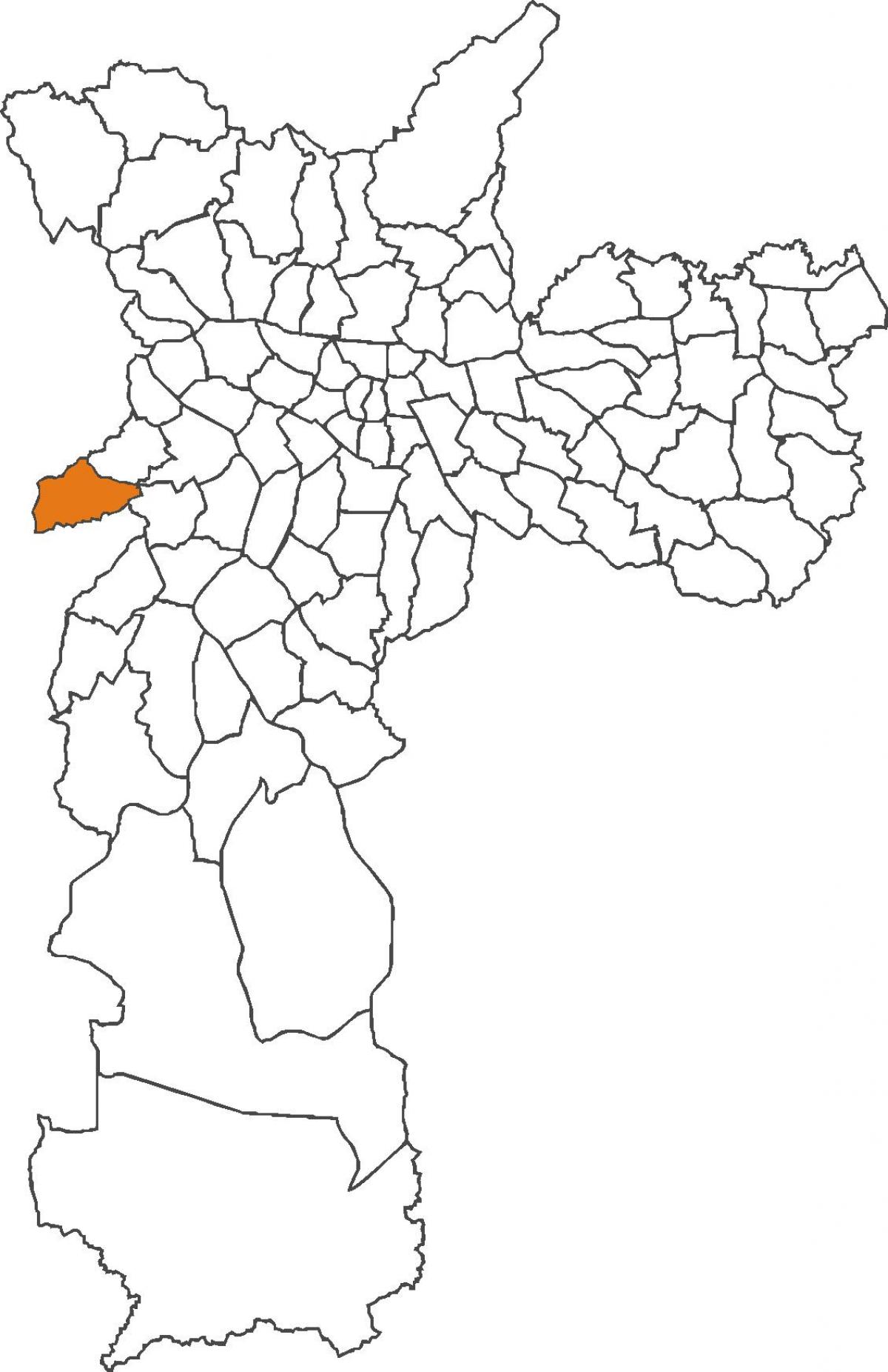Mapa Raposo Tavares distriktu