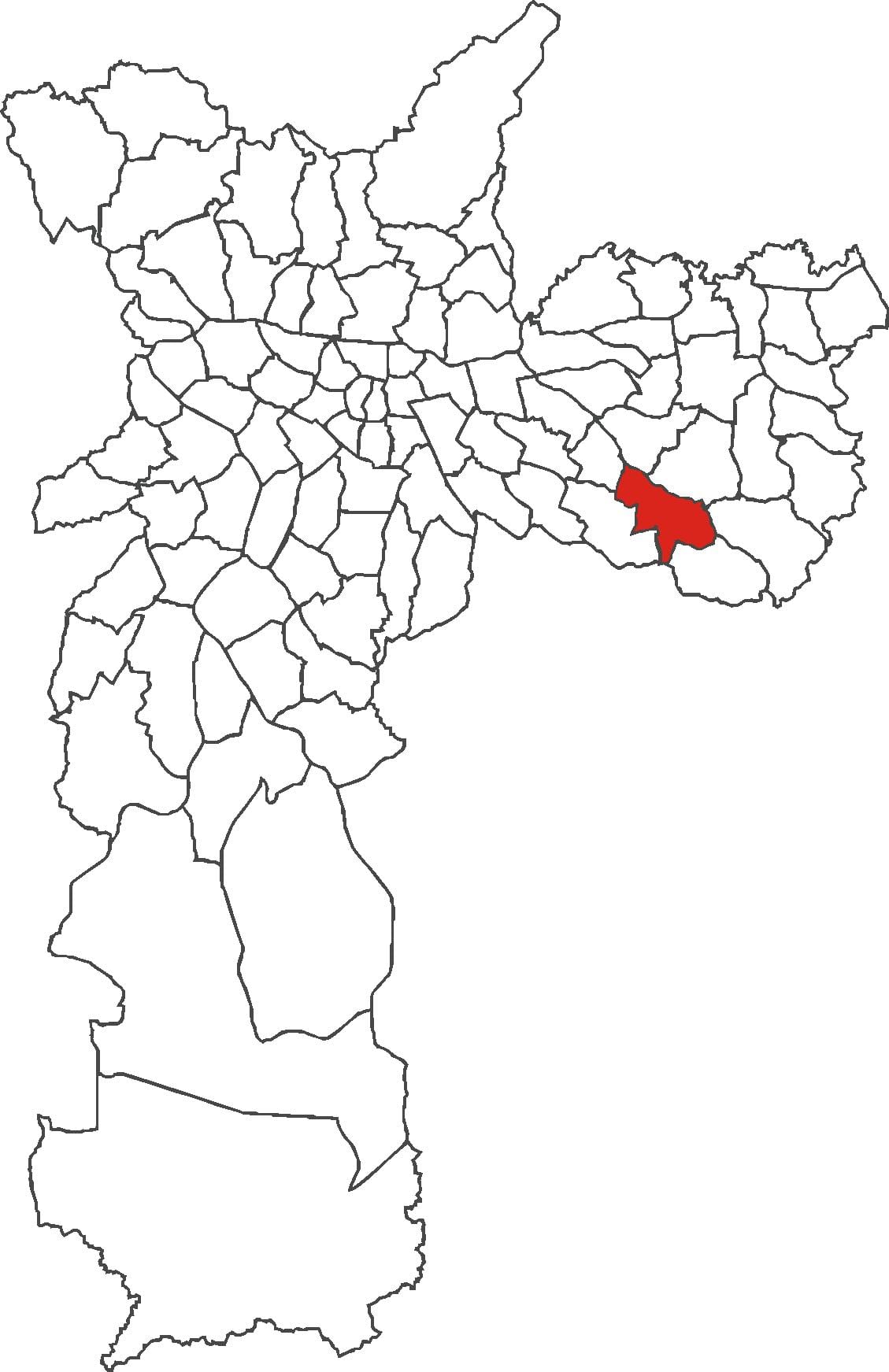 Mapa Sao proganjao braću mateja distriktu