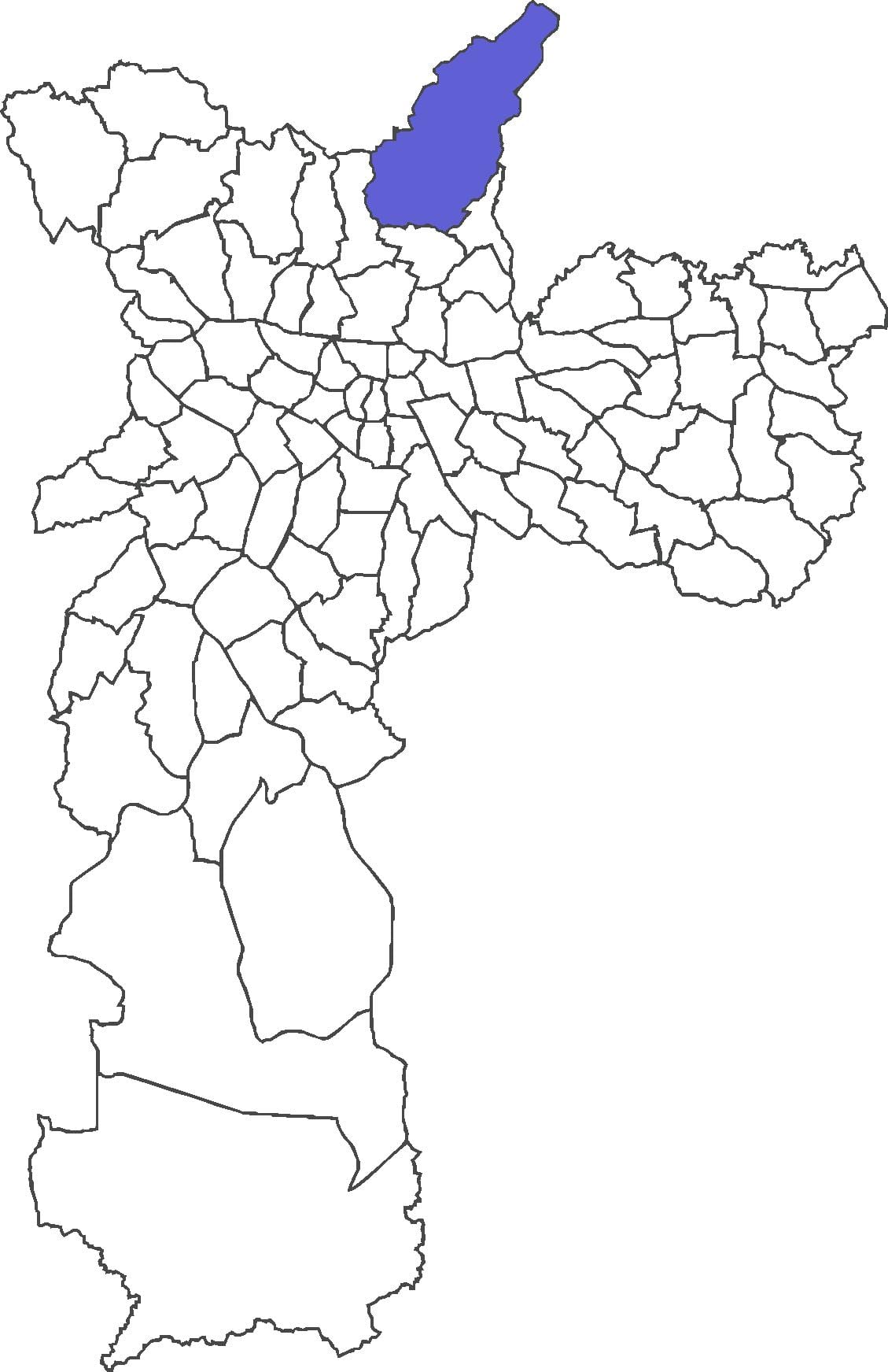 Mapa Tremembé distriktu