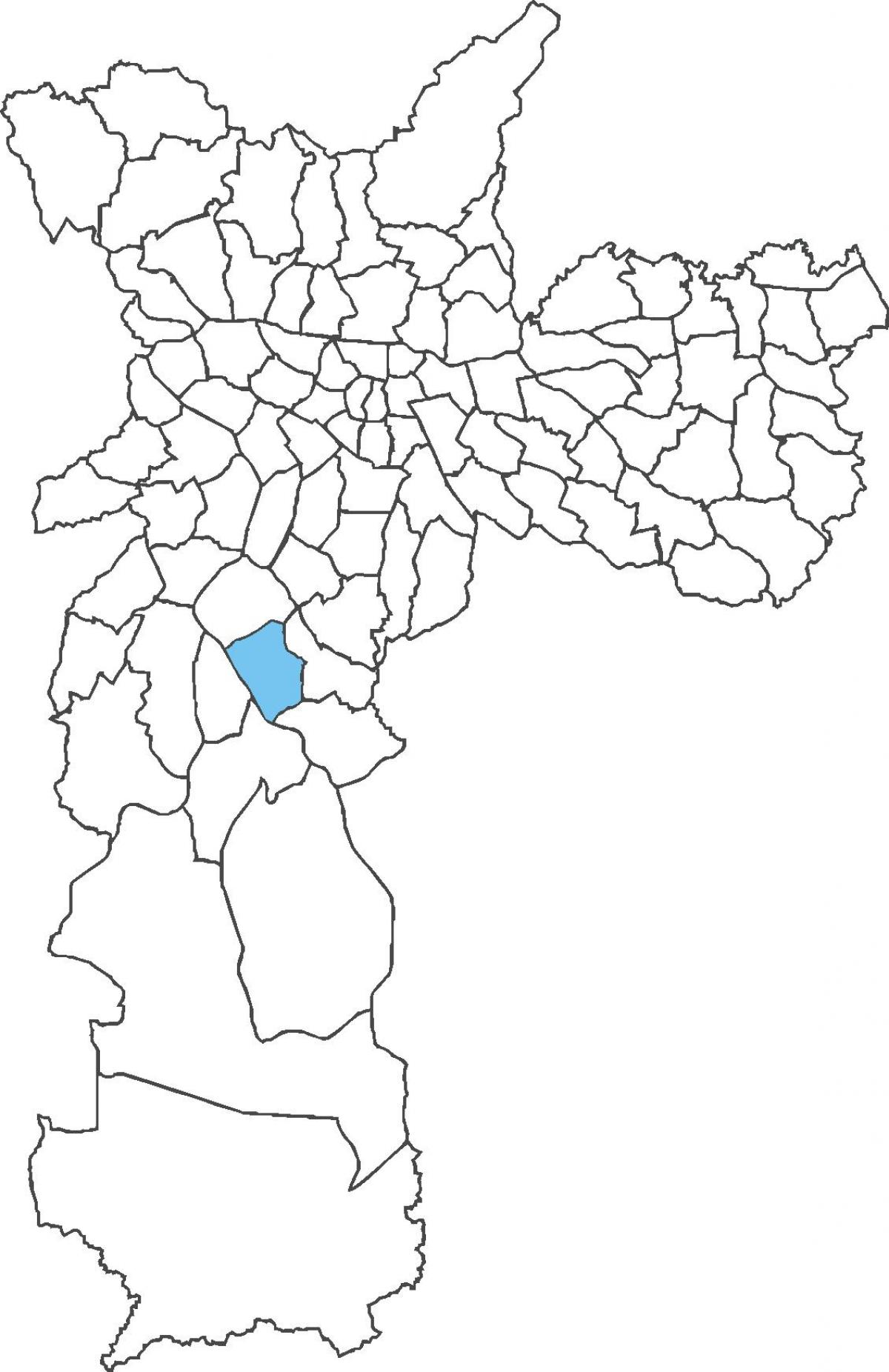 Mapa Unajmili Grande distriktu