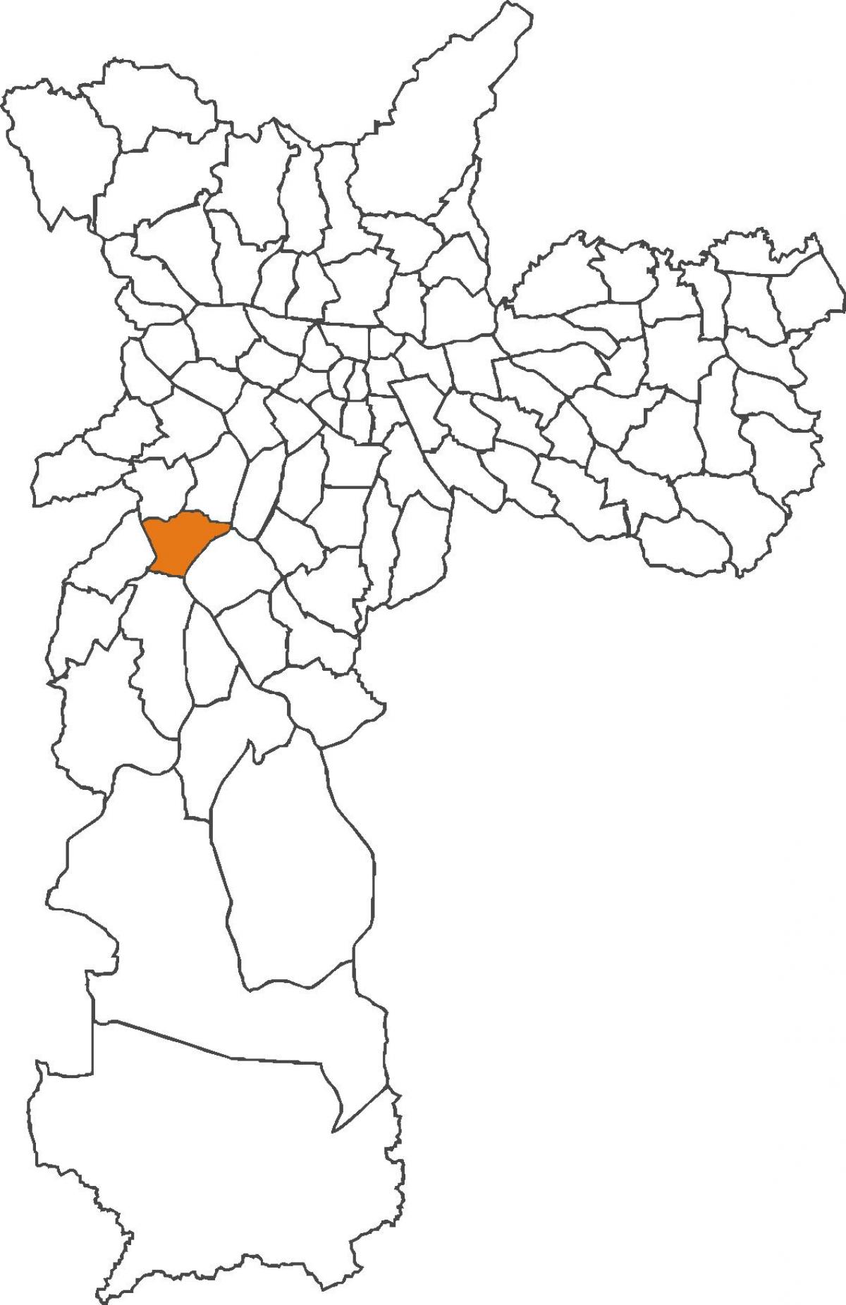 Mapa Vila Andrade distriktu