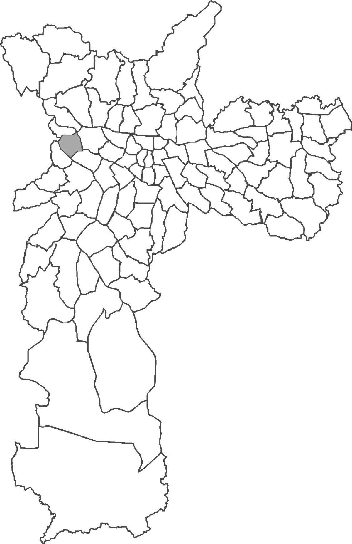 Mapa Vila Leopoldina distriktu